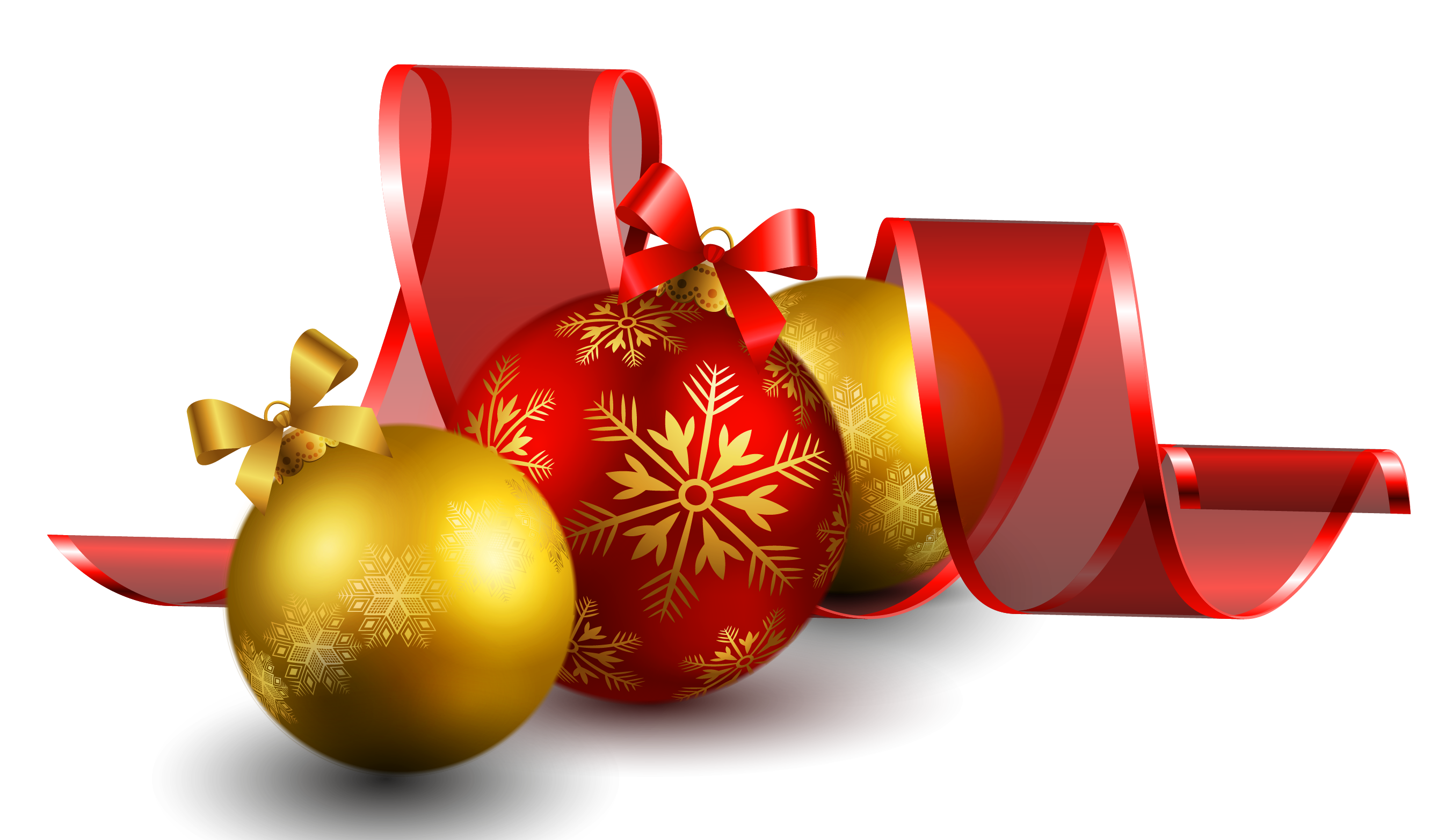 Ornaments Christmas Red PNG File HD PNG Image