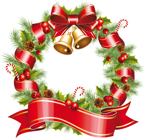 Frame Round Christmas Free HQ Image PNG Image