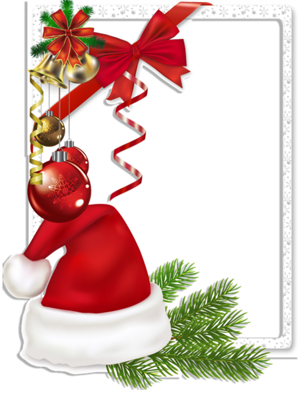 Frame Pic Christmas Santa Free HD Image PNG Image