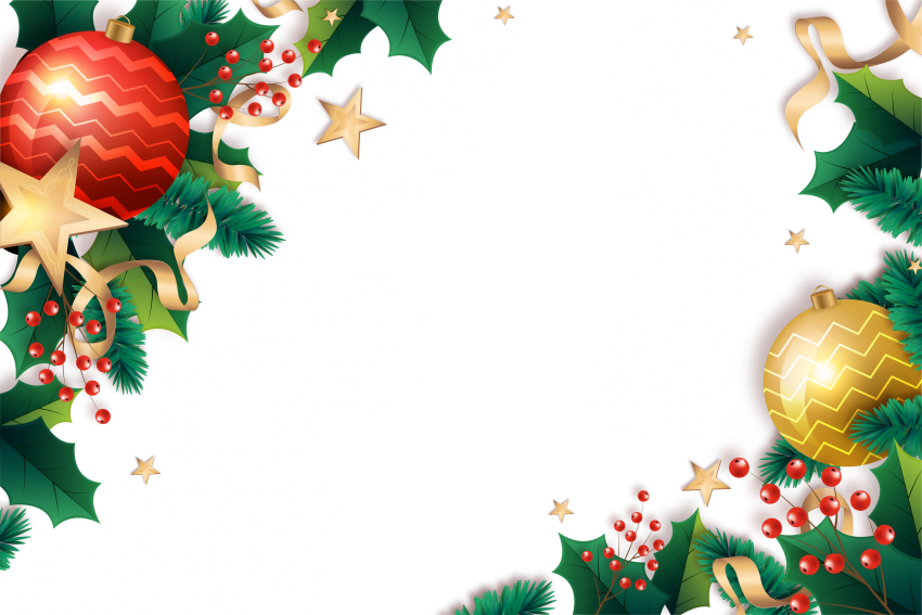 Frame Christmas Ornaments Free Transparent Image HQ PNG Image