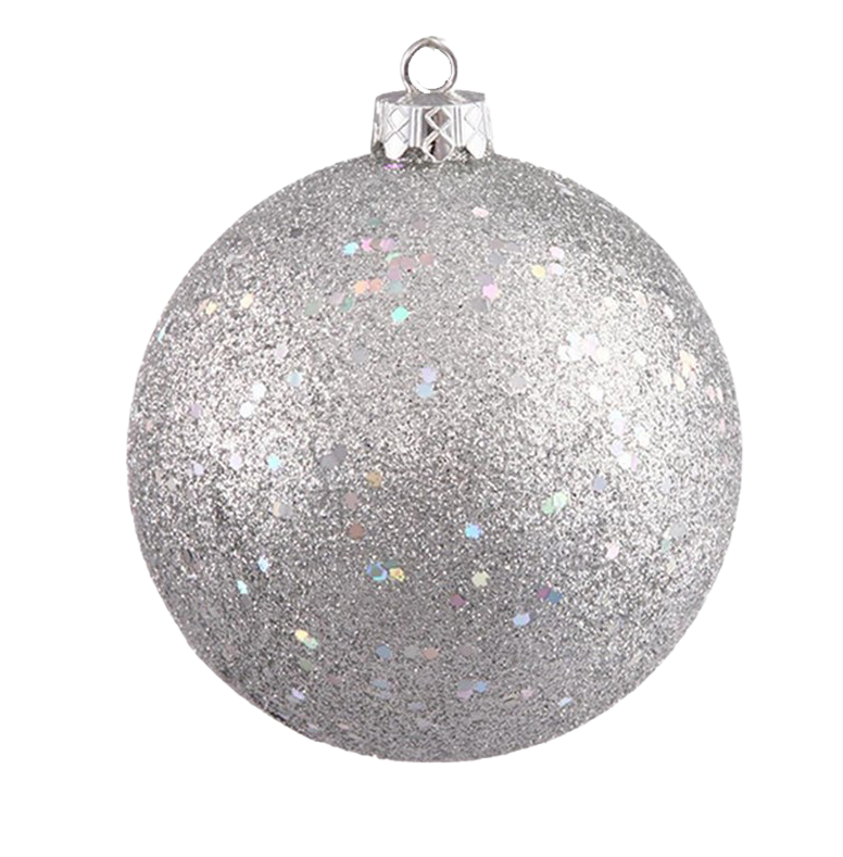 Bauble Silver Christmas Free Transparent Image HD PNG Image