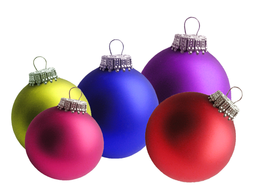 Christmas Colorful Bauble HD Image Free PNG Image