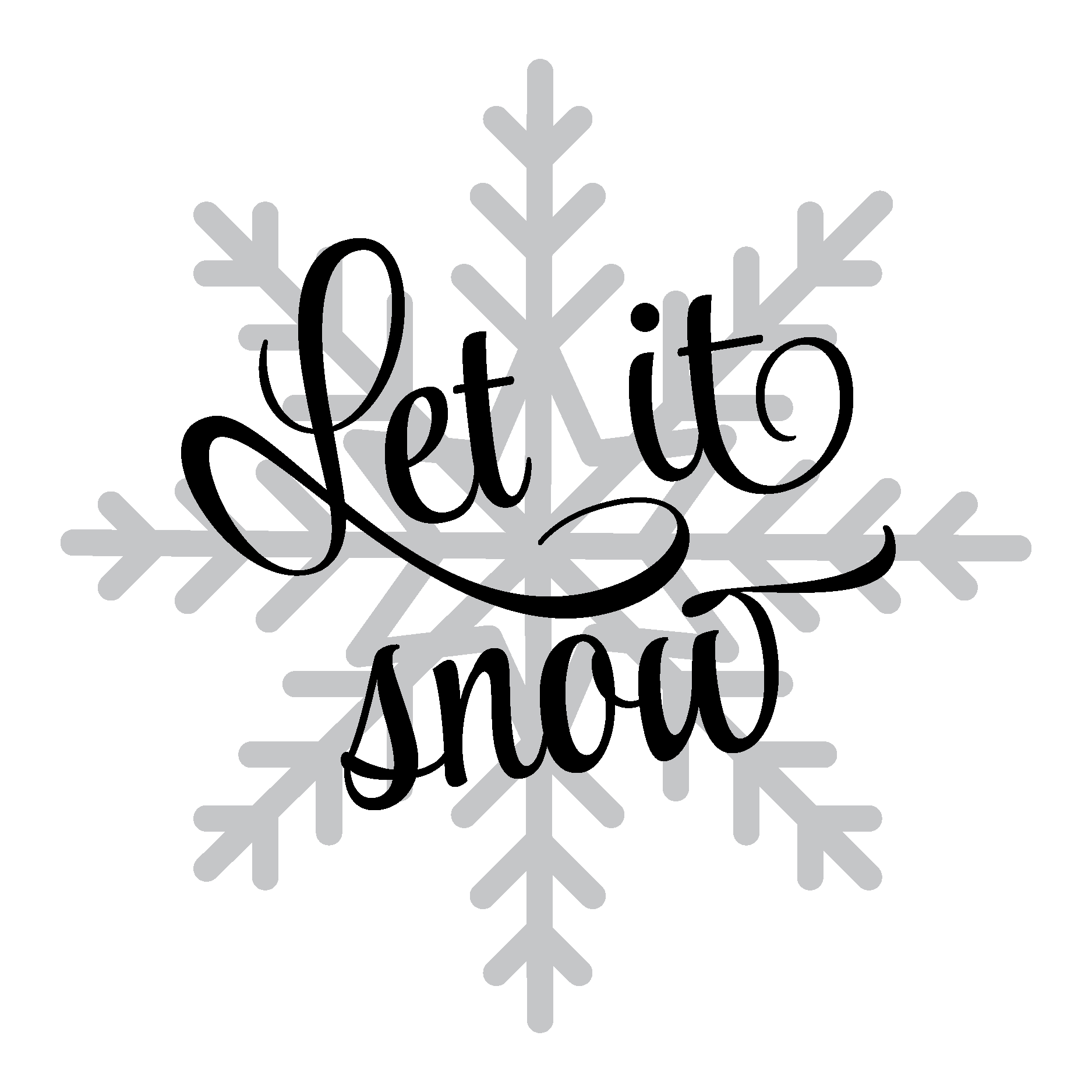 Let It Snow Free HQ Image PNG Image