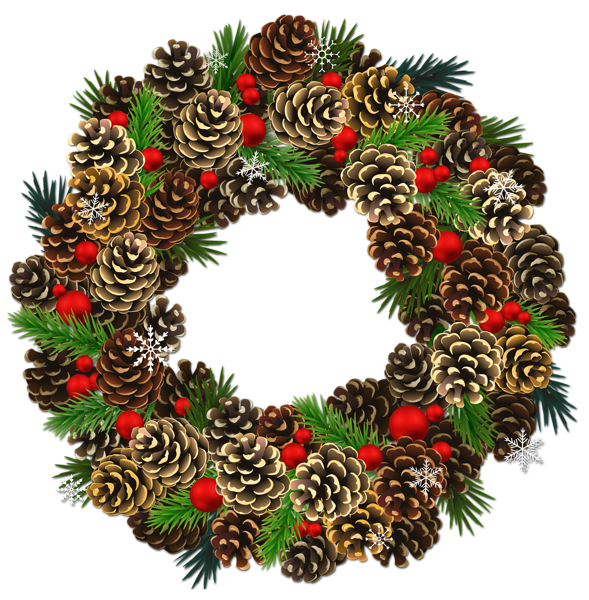 Christmas Pine Cone Free HD Image PNG Image