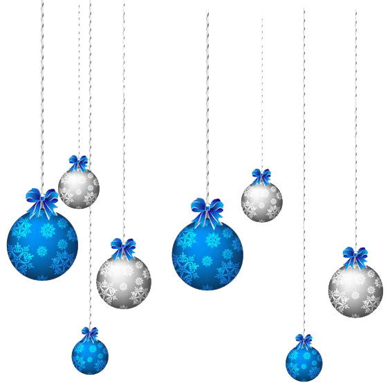 Christmas Balls File PNG Image