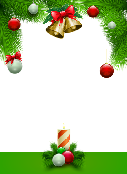 Christmas Frame Photos PNG Image