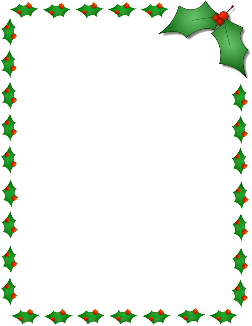 Christmas Border Photos PNG Image