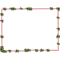 Christmas Border Transparent Picture PNG Image