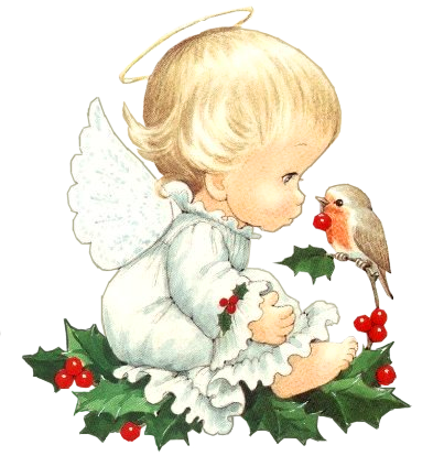 Christmas Angel Transparent Background PNG Image