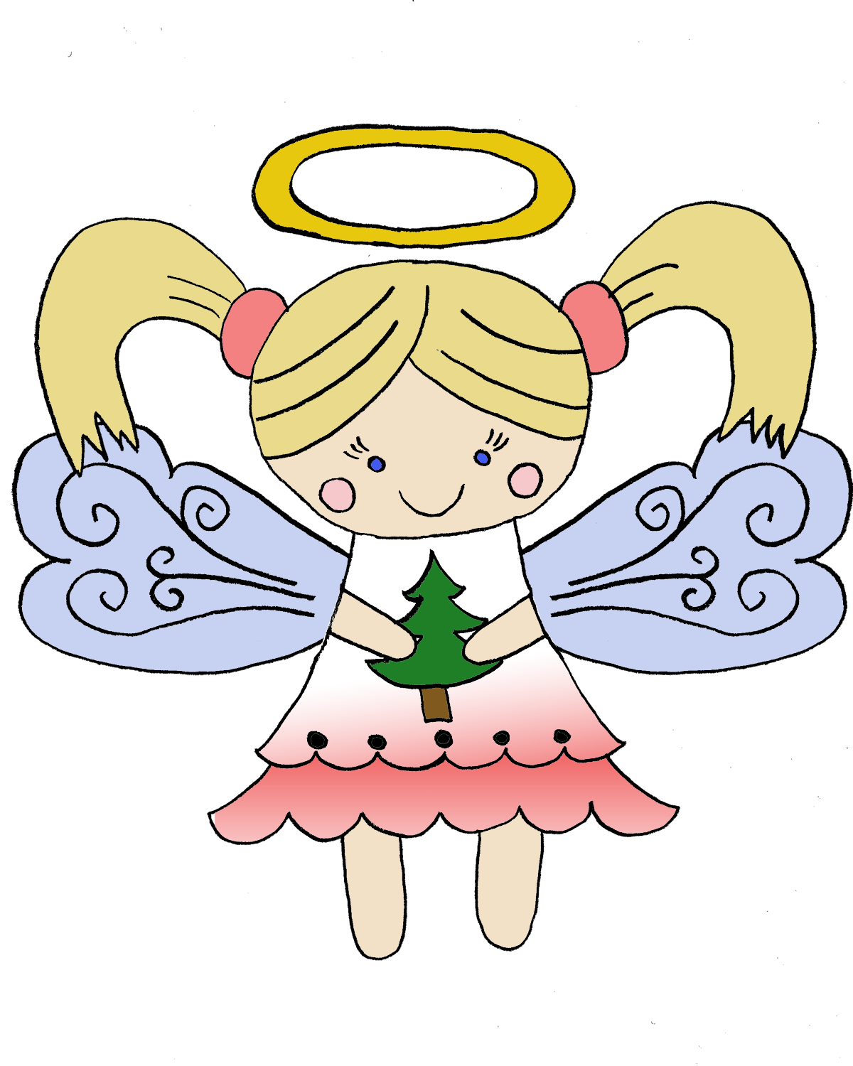 Christmas Angel Hd PNG Image