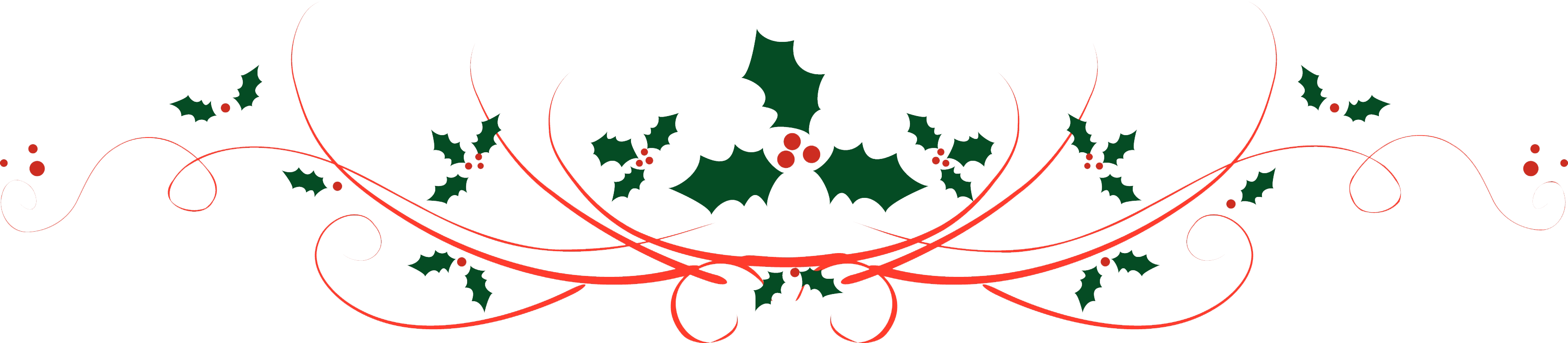 Christmas Dividers Transparent PNG Image