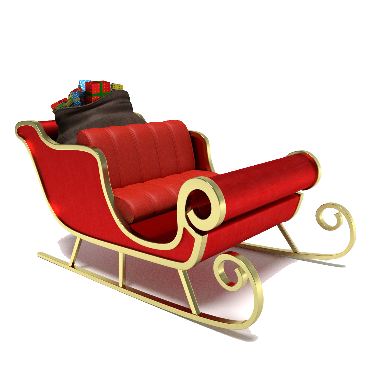 Sleigh Photo PNG Image