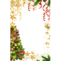 Christmas Border Transparent Background PNG Image