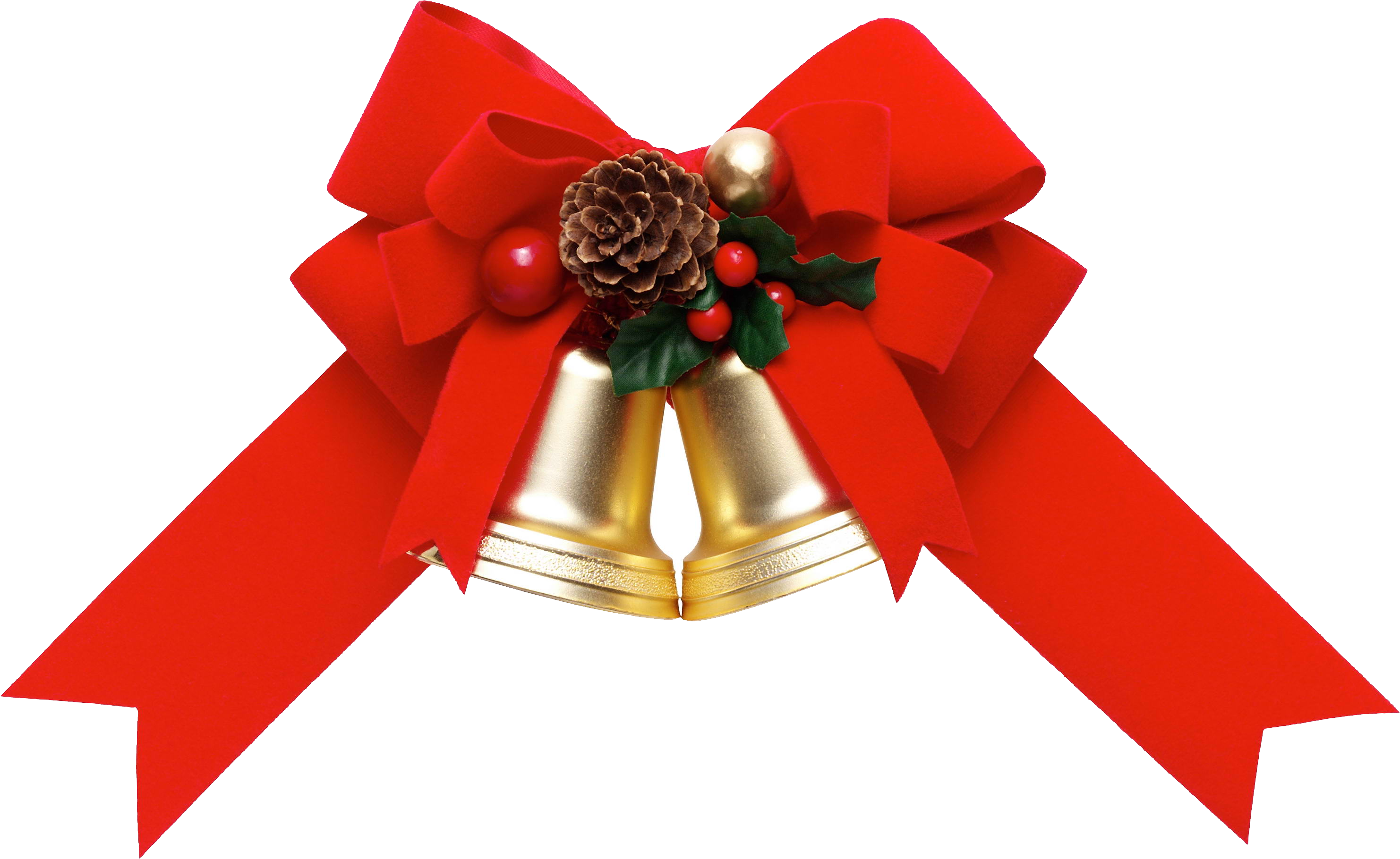 Christmas Ribbon Png Pic PNG Image