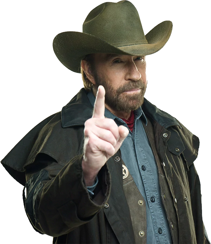 Photos Cowboy Chuck Norris Download HD PNG Image