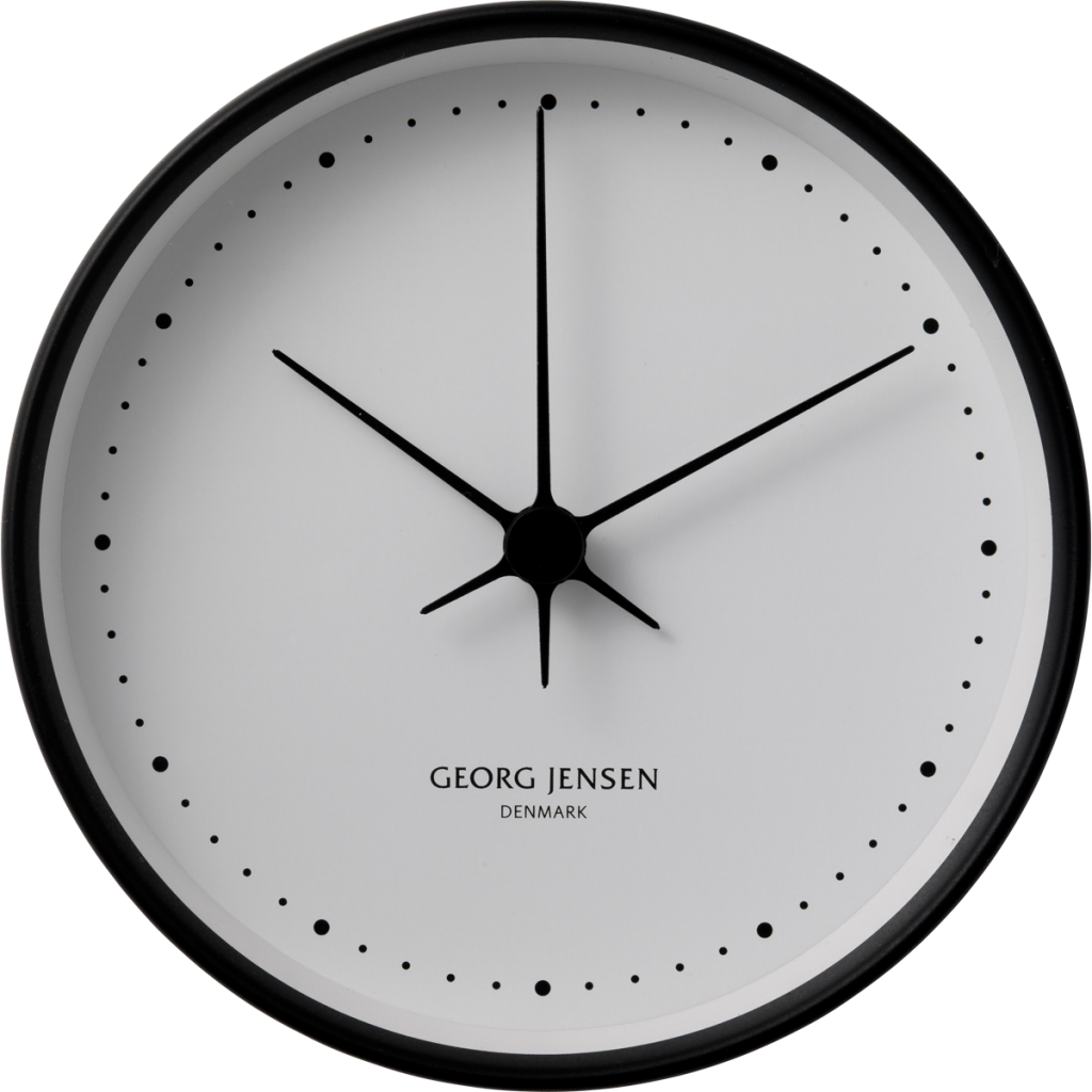 Wall Black George Jensen Clock PNG Image