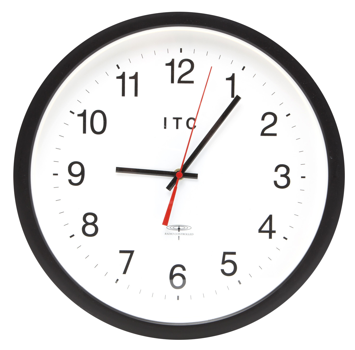 Wall Black Round Clock Free HQ Image PNG Image