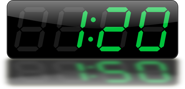 Digital Clock Transparent Image PNG Image