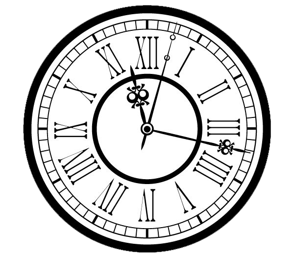 Vintage Clock PNG Image