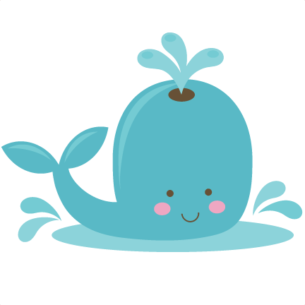 Cute Whale Transparent PNG Image