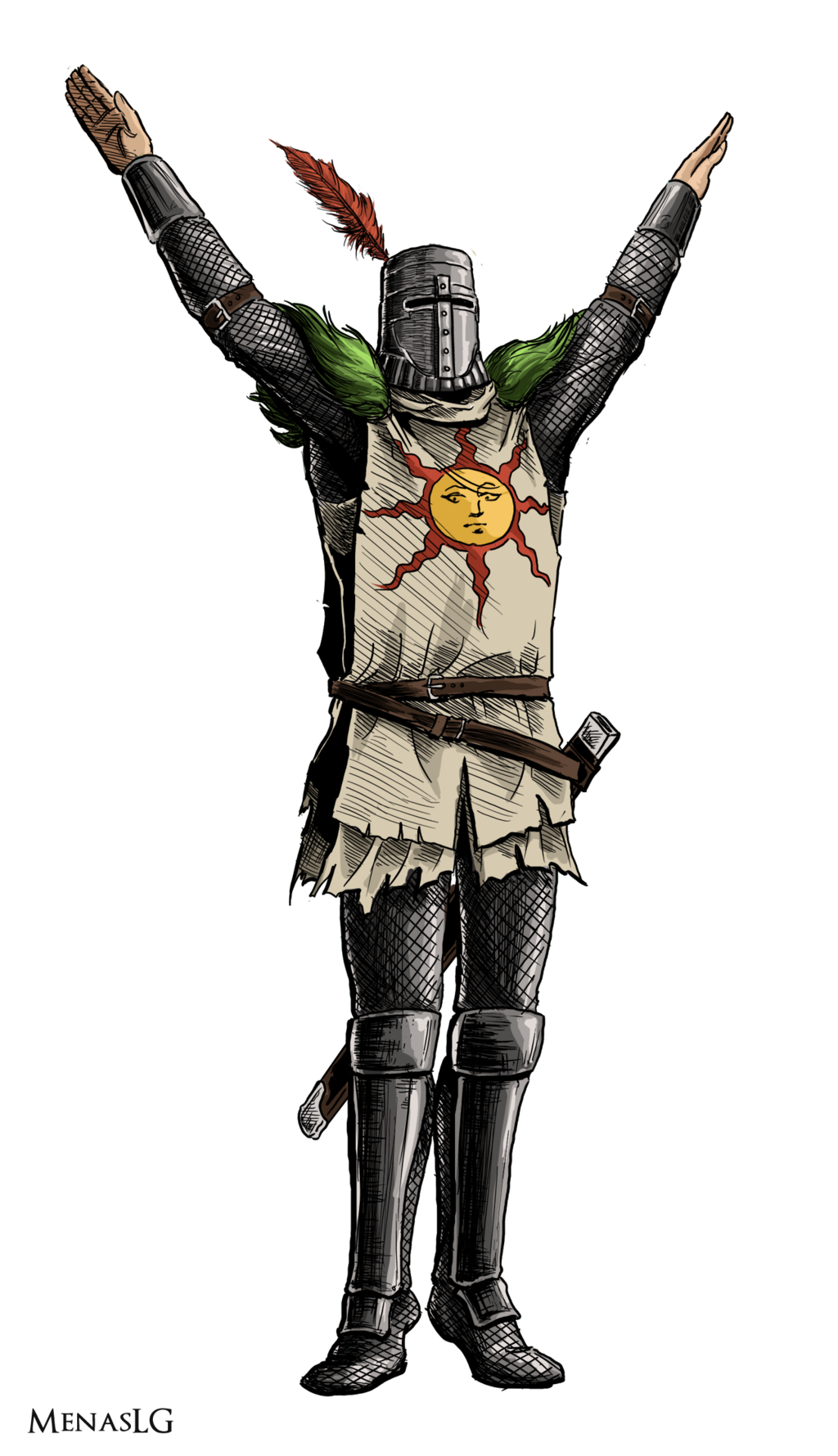 Dark Souls Solaire Transparent PNG Image