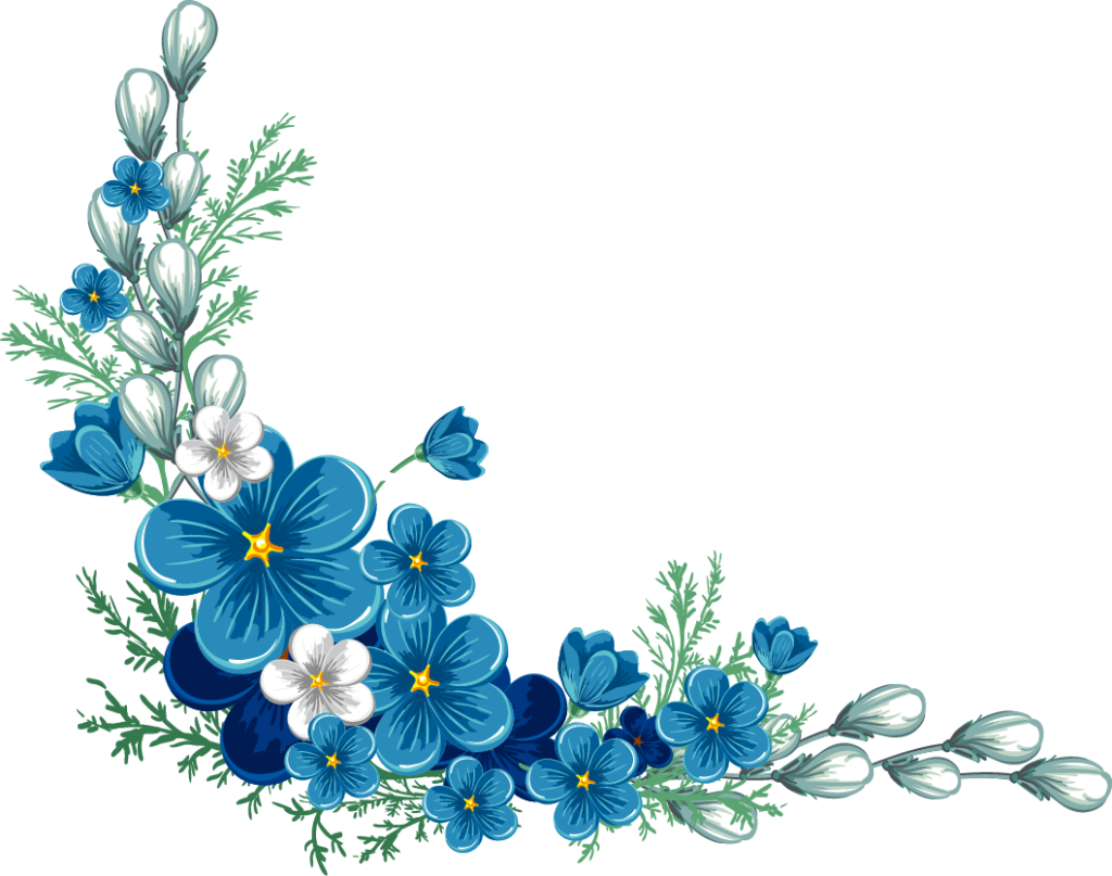 Floral Corner Decoration Free Download Image PNG Image