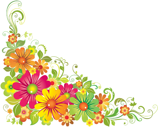 Floral Corner Decoration Free Download PNG HD PNG Image