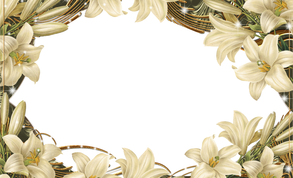 Floral Border Free Transparent Image HD PNG Image