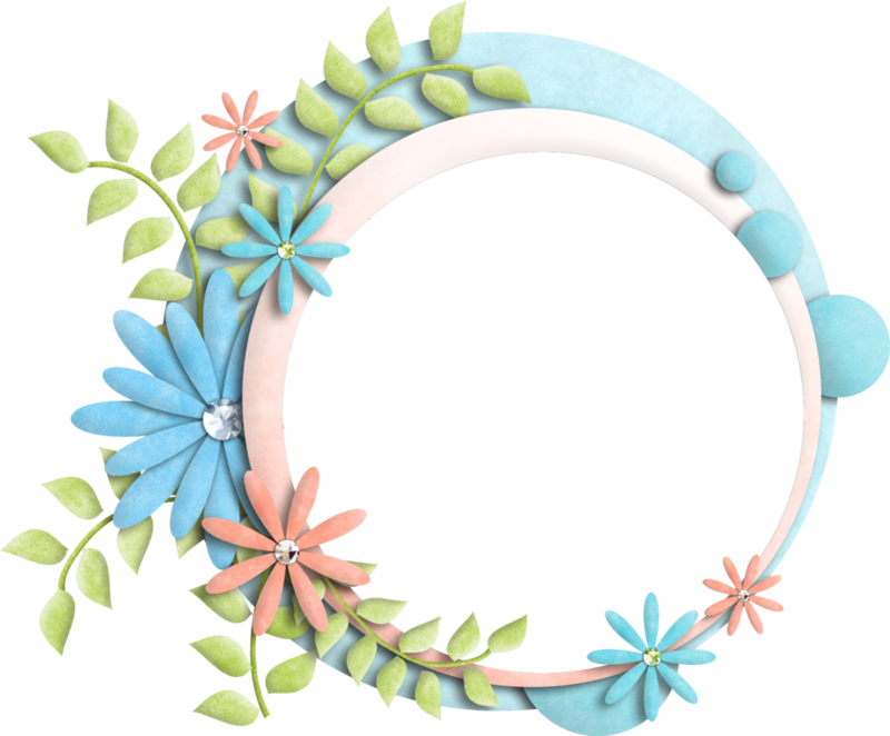 Floral Circle Border HD Image Free PNG Image