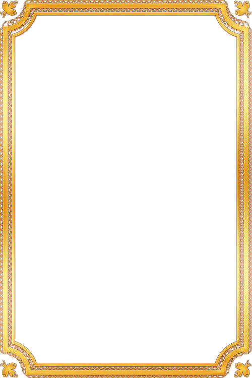 Golden Frame Pic HD Image Free PNG Image