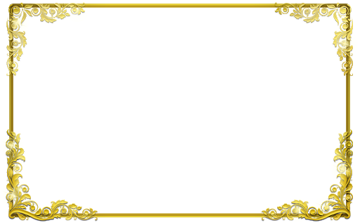 Golden Frame Vector Free PNG HQ PNG Image