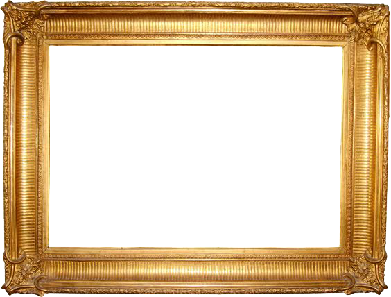 Vintage Frame Gold Free Clipart HD PNG Image