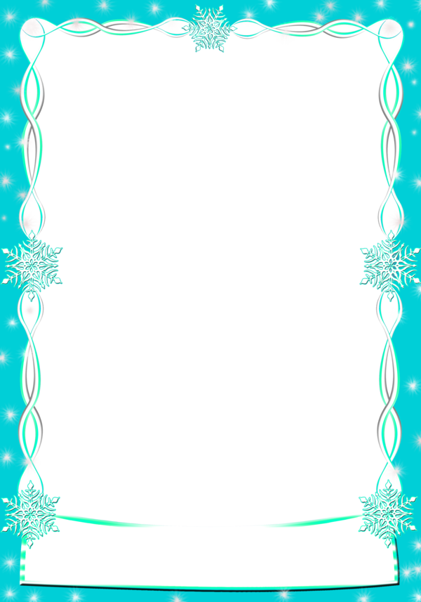 Frame Teal Download HD PNG Image