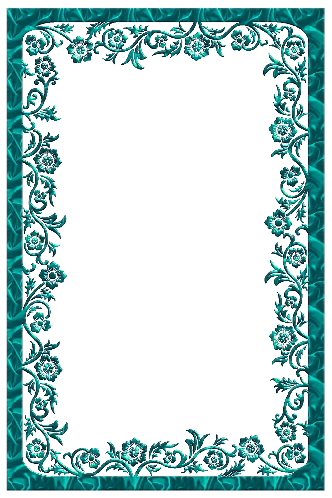 Frame Teal PNG File HD PNG Image