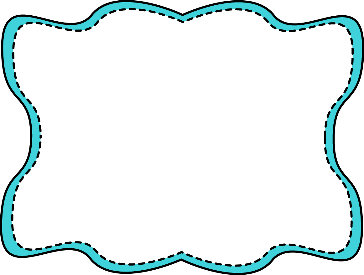 Frame Vector Teal Free Transparent Image HQ PNG Image