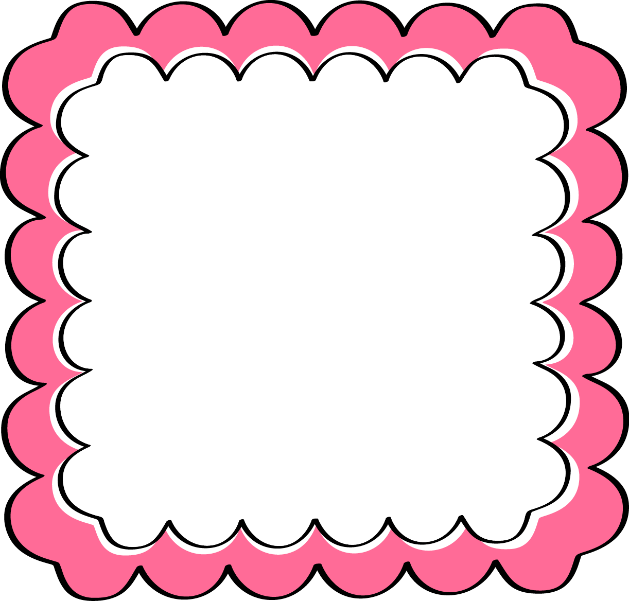 Border Frame Fuchsia Photos HD Image Free PNG Image