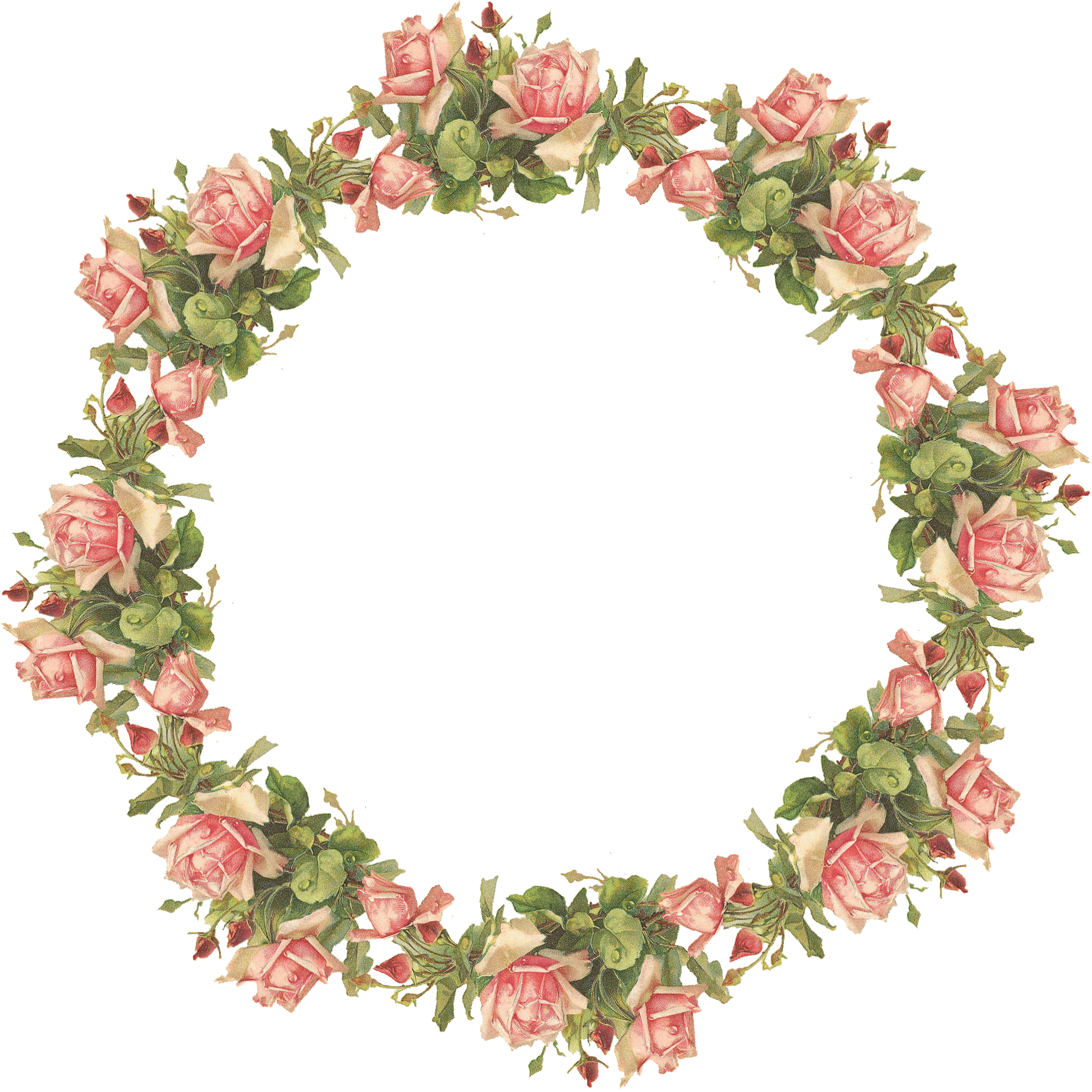 Round Garland Wedding Download HQ PNG Image