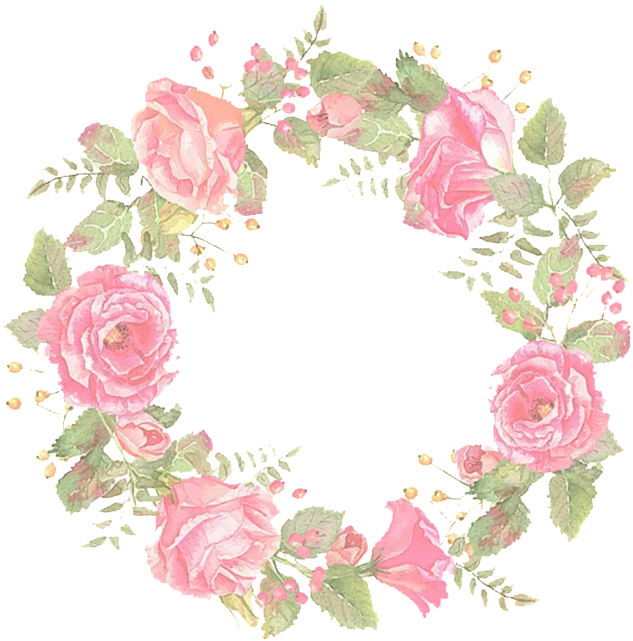 Floral Round Garland Free Download PNG HQ PNG Image