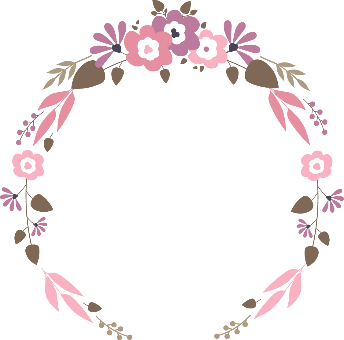 Round Garland Free Photo PNG Image