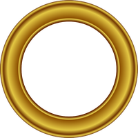 Golden Round Frame Free Download PNG Image