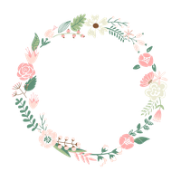 Floral Frame Transparent PNG Image