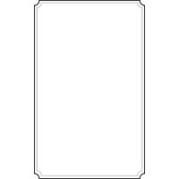 White Border Frame Transparent Image PNG Image