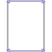 Blue Border Frame Photo PNG Image