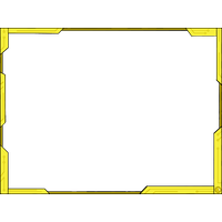 Yellow Border Frame Picture PNG Image