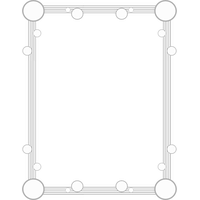 Gray Border Frame Transparent Image PNG Image