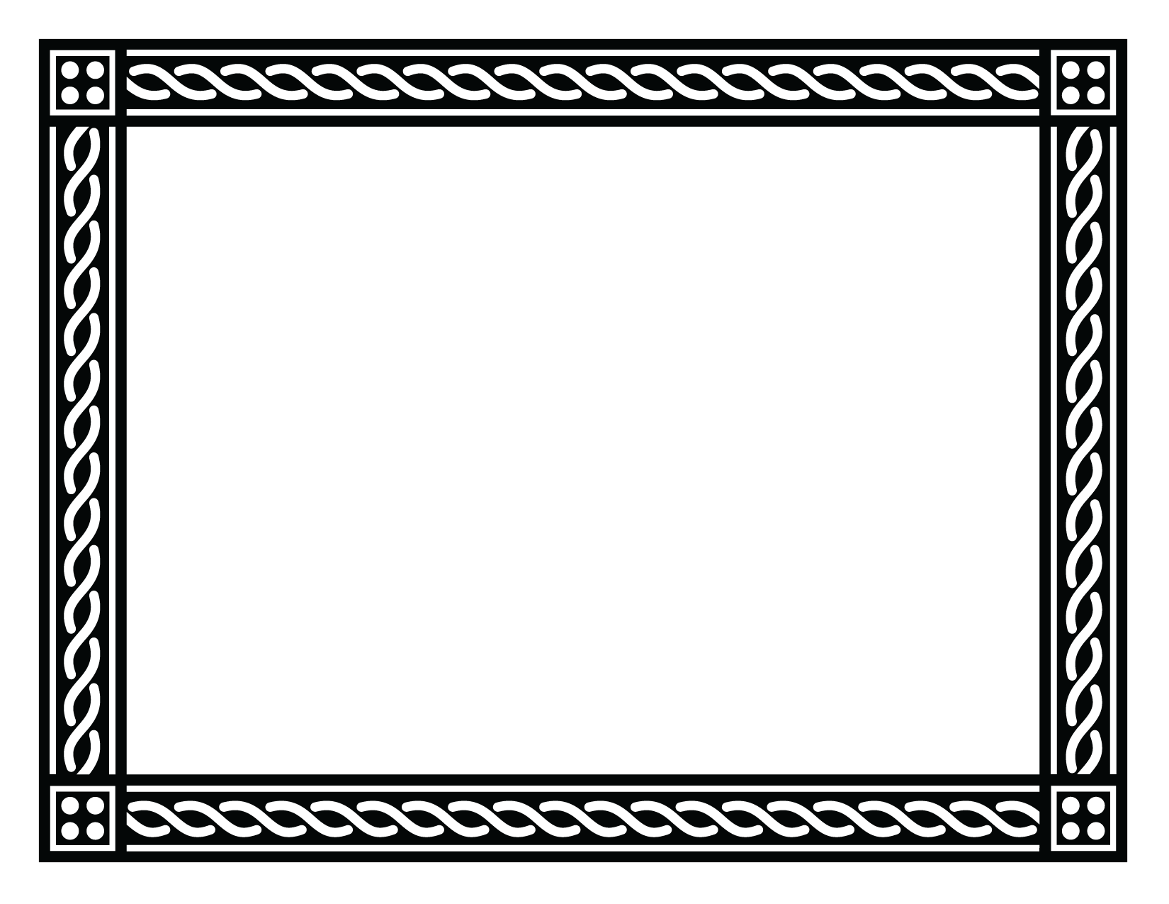 Black Border Frame Free Download PNG Image