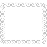 Gray Border Frame PNG Image