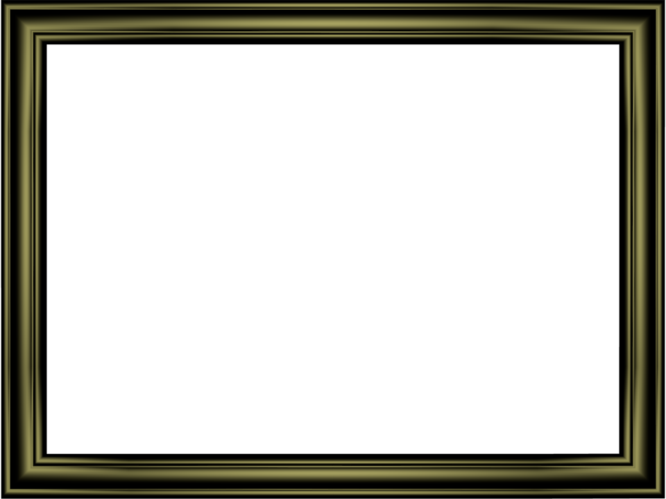 Black Border Frame Transparent Image PNG Image