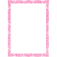 Pink Border Frame Photos PNG Image