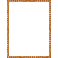 Brown Border Frame Transparent Image PNG Image